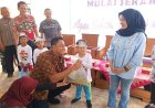 Bupati Klaten Tebar 30 Ribu Bibit Ikan di Bendungan Bungkusan Karanganom