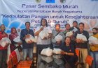 Peringati Hari Tani Nasional, Buruh di Yogyakarta Gelar Pasar Sembako Murah