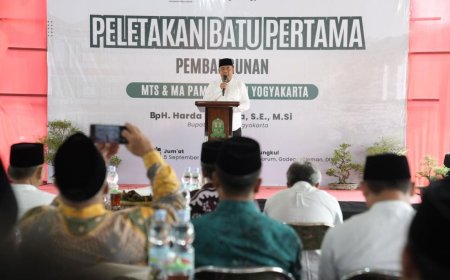 MTs Pamulangan Yogyakarta Bangun Gedung di Godean