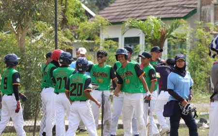 Laga Hari Pertama Cabor Softball Porda DIY XVII 2025, Sleman Gulung Tuan Rumah Gunungkidul