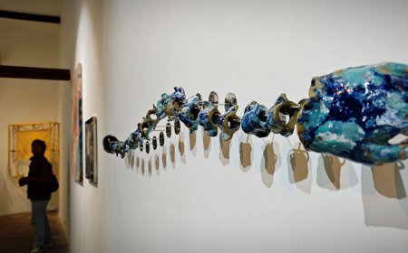 Pameran Karya Restu Ratnaningtyas di Langgeng Art Space, Ketika Tubuh Bernegosiasi dengan Mesin
