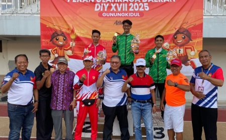 Sleman Sabet Gelar Juara Umum Cabor Atletik Porda DIY