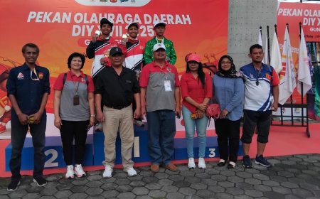 Atlet Panjat Tebing Sleman Muhammad Fary Ar-rahman Sabet Emas Porda DIY XVII 2025