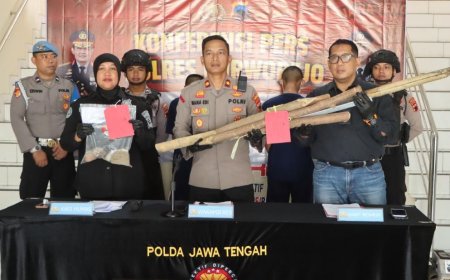Polres Purworejo Menetapkan Empat Tersangka Dalang Kerusuhan