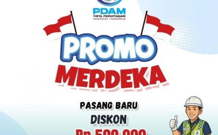 Paket Promo Merdeka PDAM Purworejo Masih Berlangsung, Target 800 Sambungan