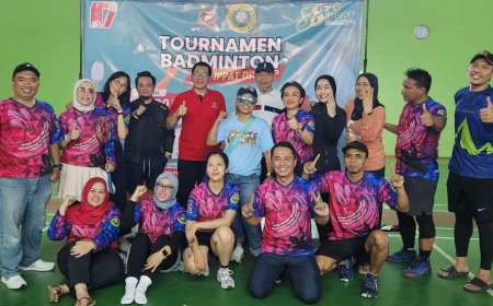 Kulonprogo Juara Umum Turnamen Badminton Pengwil INI-IPPAT DIY