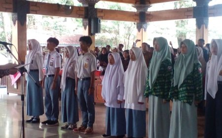 Ketua OSIS se-Kabupaten Bantul Dikukuhkan