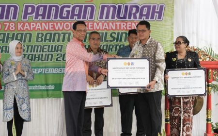 Pemkab Sleman Menerima Alsintan dari Pemda DIY dan Badan Pangan Nasional