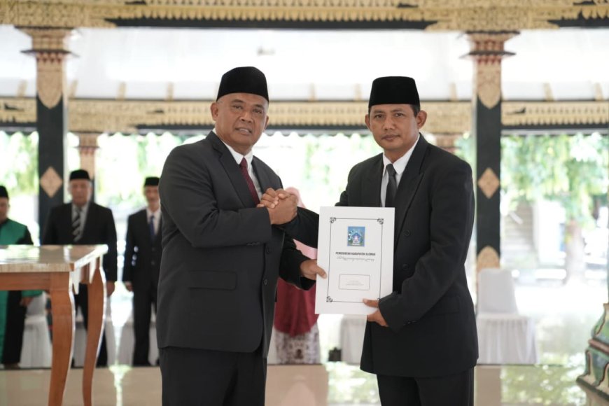 Bupati Sleman Melantik Kepala Disdukcapil