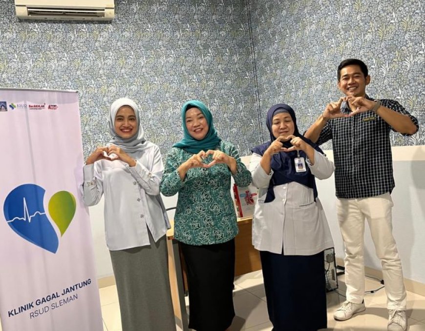 Parmilah Harda Kiswaya Meninjau Klinik Gagal Jantung RSUD Sleman