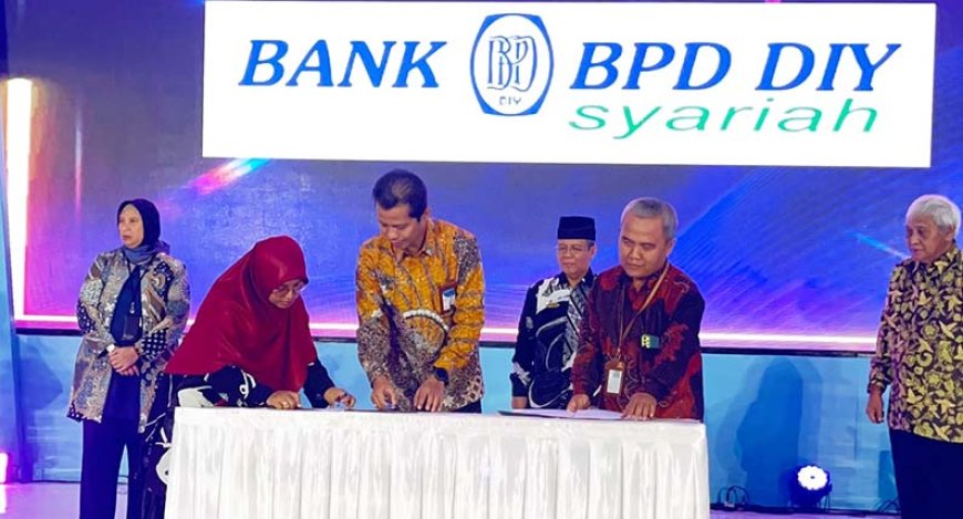 Beri Perhatian Sekolah dan Guru, LAZISMU-BANK BPD DIY Syariah Perkuat Kolaborasi Penyaluran ZISKA