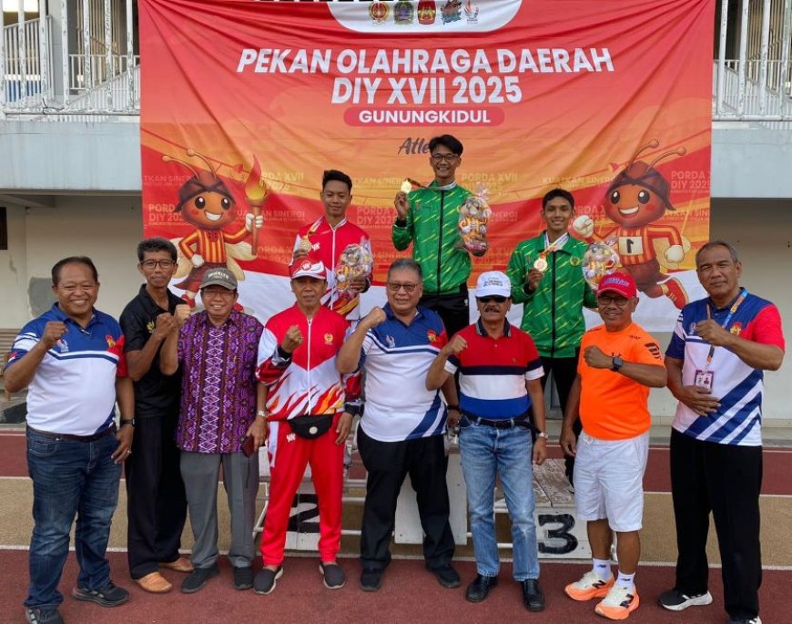 Sleman Sabet Gelar Juara Umum Cabor Atletik Porda DIY
