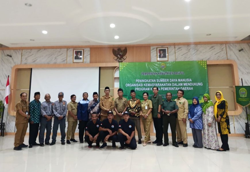Kesbangpol Bantul Tingkatkan SDM Ormas Tingkat Kalurahan