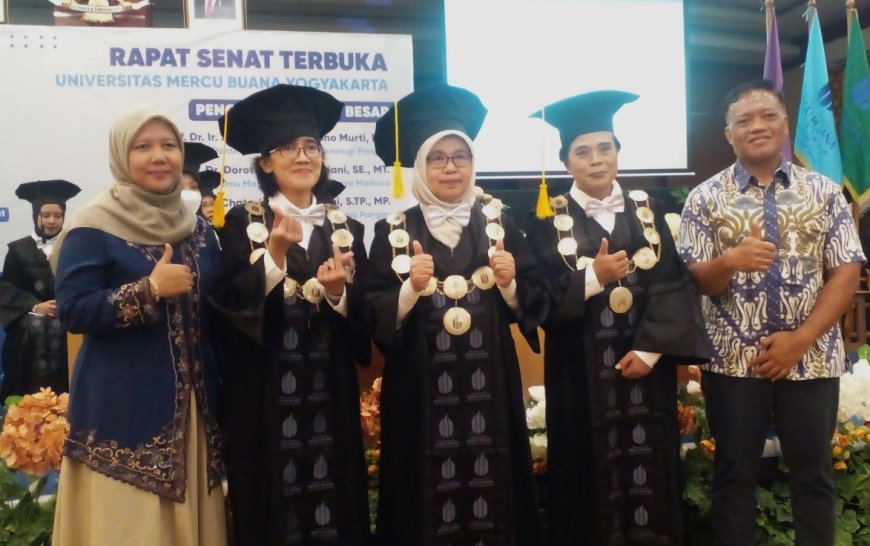 UMBY Mengukuhkan Tiga Guru Besar
