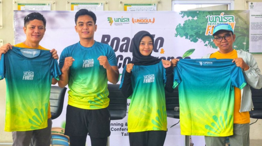 Gelar Charity Fun Run 2025, Unisa Yogyakarta Bantu Biaya Pendidikan Anak Yatim