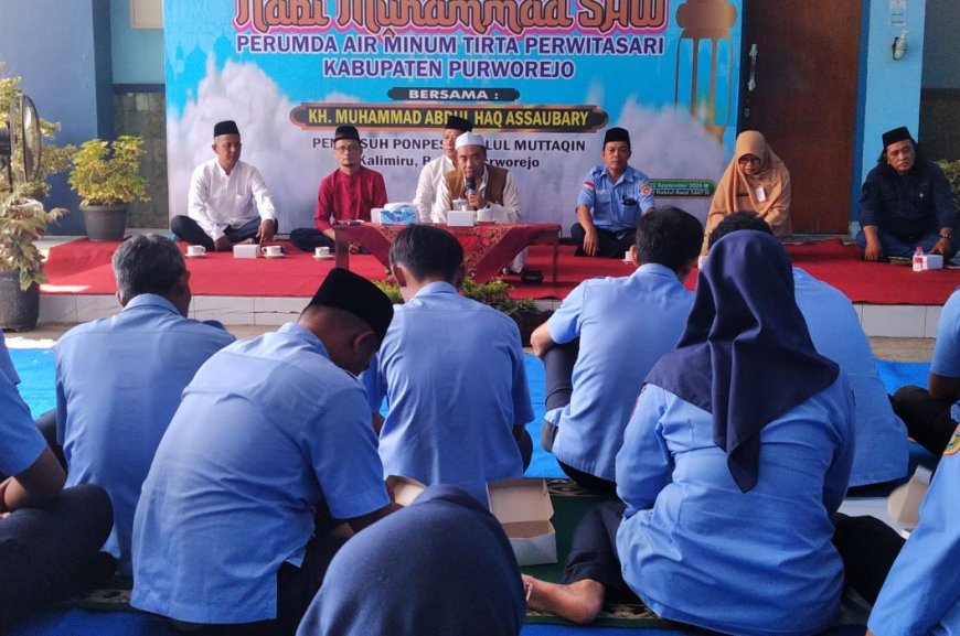 Kerja sebagai Ibadah, Peringatan Maulid Nabi Muhammad di PDAM Purworejo
