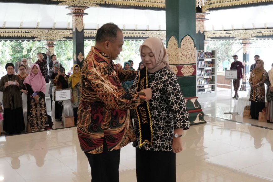 Parmilah Harda Kiswaya Dikukuhkan sebagai Bunda Literasi Sleman