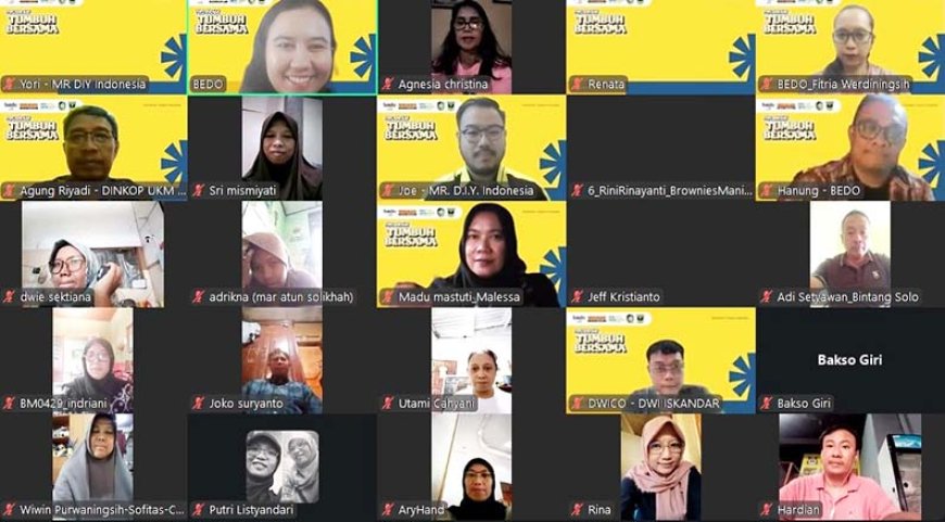 MR.D.I.Y. dan Yayasan BEDO Ajak Ratusan UMKM Solo Naik Kelas Lewat Pelatihan Intensif