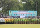 Ribuan Santri Apel di Alun-alun Purworejo
