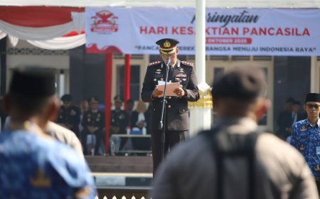 Pemkab Sleman Gelar Upacara Hari Kesaktian Pancasila Tahun 2025