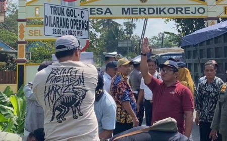 Jam Operasional Truk Galian C di Jalur Sedogan-Balerante Dibatasi
