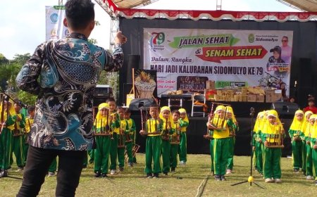 Jalan Sehat Hari Jadi ke-79 Sidomulyo Bantul Berhadiah Kambing