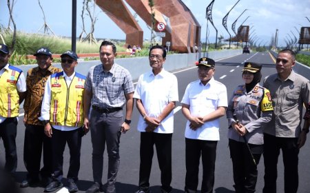 AHY Tinjau Jembatan Pandansimo Baru yang Dirancang Tahan Gempa, Segera Lapor Presiden