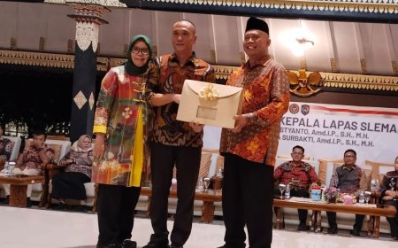 Ini Tugas Mulia, Pesan Bupati untuk Kalapas II B Sleman Lamarta Surbakti