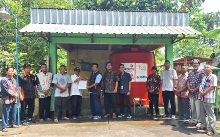 Lazismu Bantu Tandon Air untuk 500 KK di Srandakan Bantul