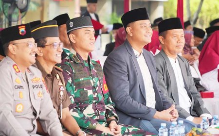 Ada Pemaparan Resolusi Jihad, Ribuan Santri Ikuti Apel di Alun-alun Klaten 