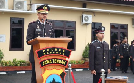 Tanamkan Nilai Persatuan, Pesan Kapolres Kebumen pada Upacara Hari Sumpah Pemuda