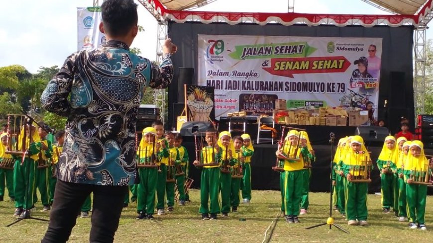 Jalan Sehat Hari Jadi ke-79 Sidomulyo Bantul Berhadiah Kambing
