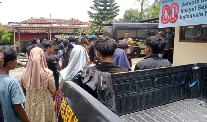 Polsek Karangsambung Mengamankan 24 Anak di Bawah Umur, Diduga akan Tawuran