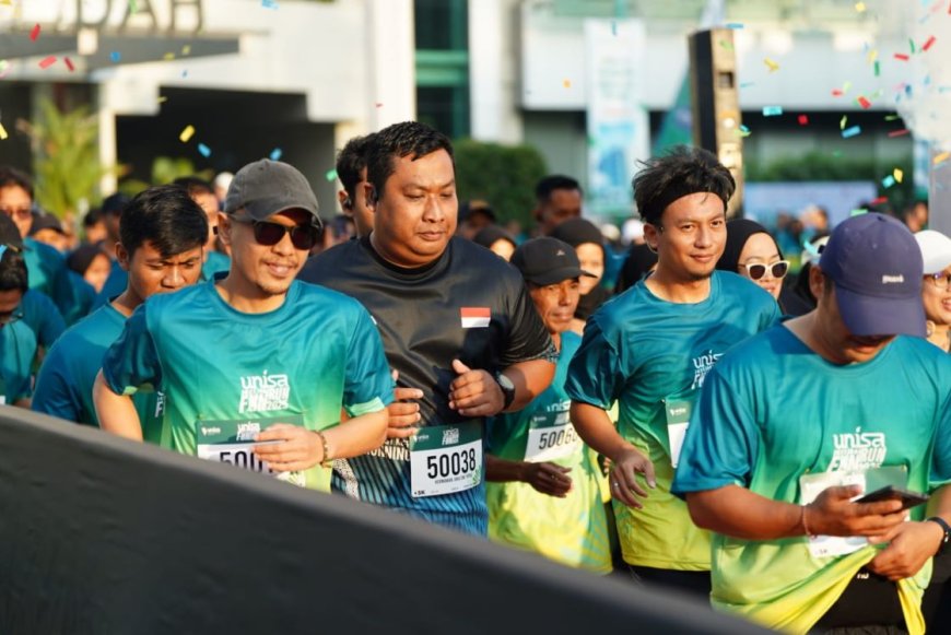 Unisa Gelar Charity Fun Run, Donasi Rp 20 Juta untuk Anak Yatim Berprestasi