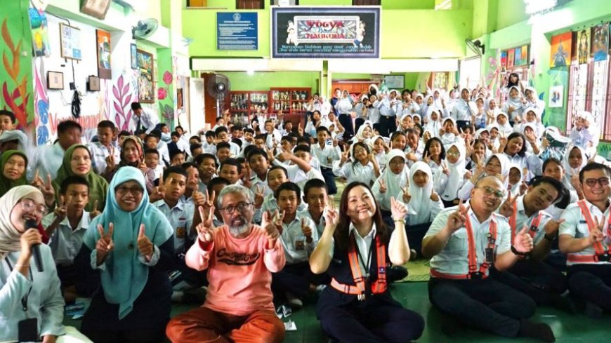 PT Railink Sosialisasi di SMPN 12 Yogyakarta, Ajak Generasi Muda Peduli Keselamatan Transportasi Publik