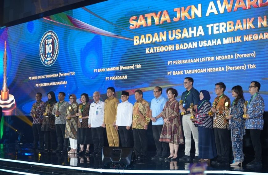 Sebanyak 110 Badan Usaha Menerima Satya JKN Award 2025