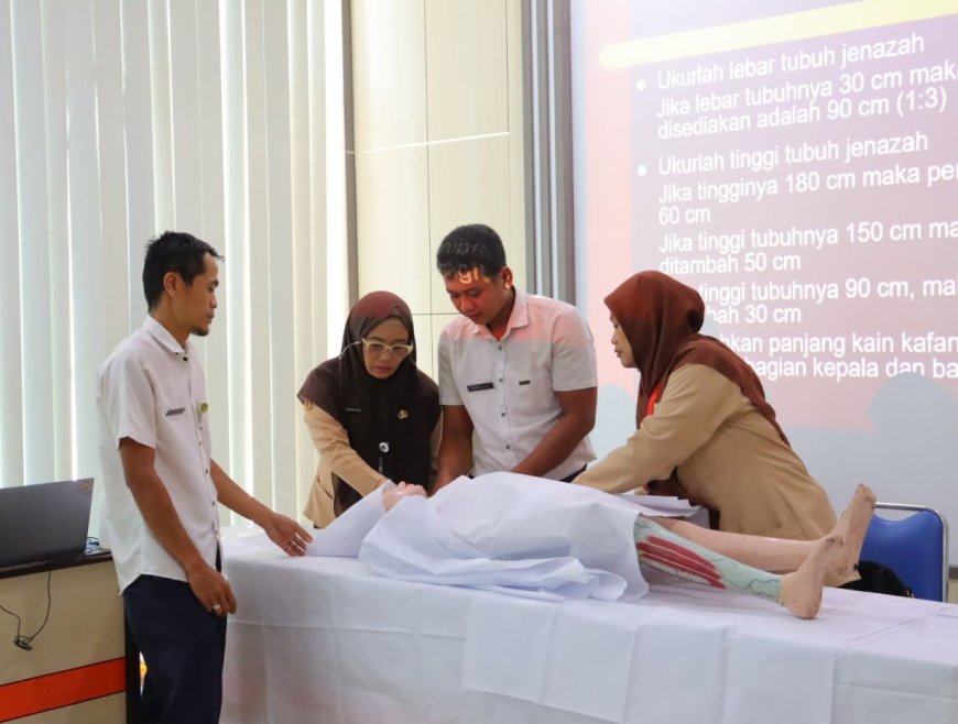 RSUD RAA Tjokronegoro Gelar Pelatihan Pemulasaraan Jenazah