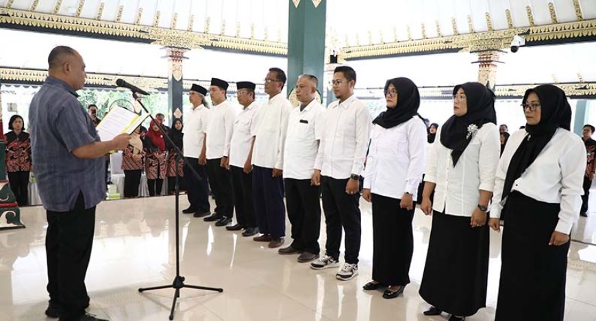 Lantik Pengurus Harian Forum Danarta, Harda Ingatkan Peran Sebagai Tulang Punggung Kalurahan