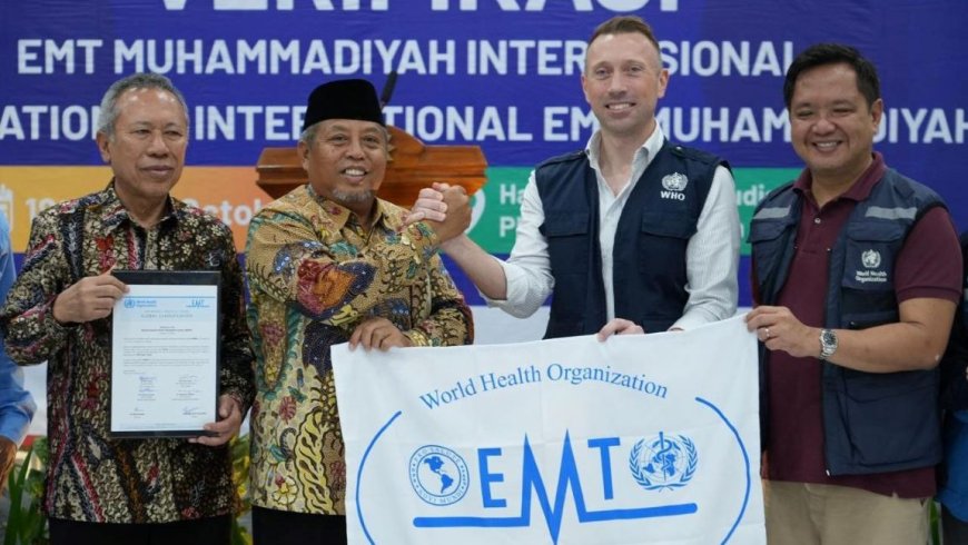 Pertama Kali Indonesia Punya Tim Medis Darurat Berstandar WHO