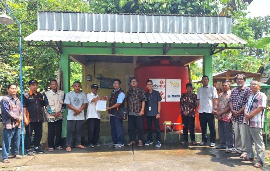 Lazismu Bantu Tandon Air untuk 500 KK di Srandakan Bantul