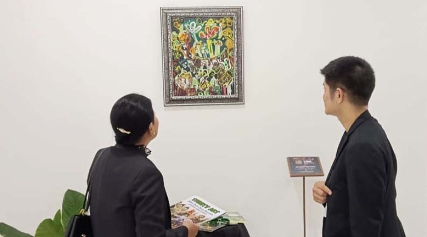 Pelukis “Satu Triliun” Sam Sianata Debut Internasional di Bali, Usung Misi Lawan Dominasi Barat