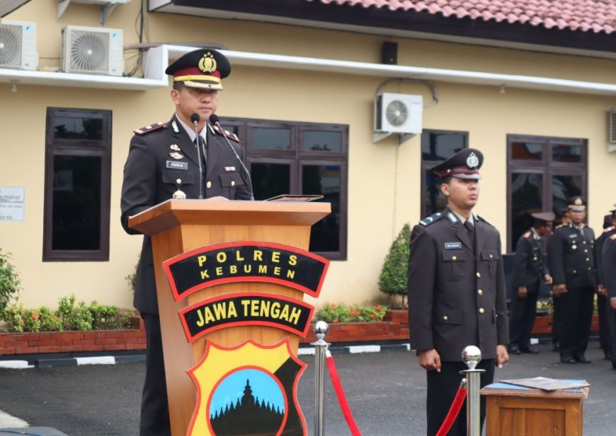 Tanamkan Nilai Persatuan, Pesan Kapolres Kebumen pada Upacara Hari Sumpah Pemuda