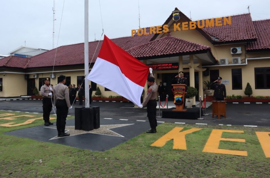 Tanamkan Nilai Persatuan, Pesan Kapolres Kebumen pada Upacara Hari Sumpah Pemuda