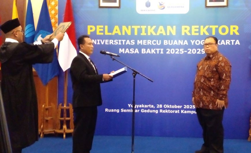 Agus Slamet Kembali Dilantik sebagai Rektor UMBY