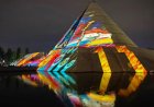 Cahaya Warna-warni Menari di Dinding Monjali