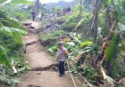 Tanah Bergerak di Sempor Kebumen, Jalan Desa Patah dan Terangkat