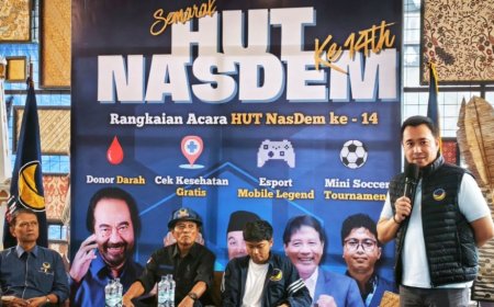 Berkarya 14 Tahun, NasDem DIY Tak Ingin Jadi Beban Rakyat