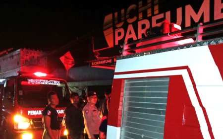 Toko Parfum di Kebumen Terbakar Diduga Akibat Korsleting Listrik