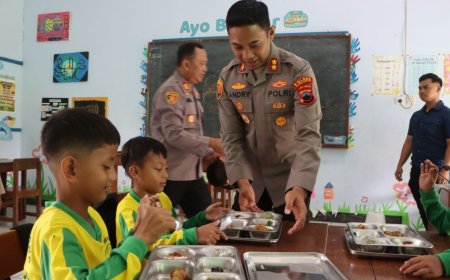 SPPG Tambakrejo Polres Purworejo Sukseskan MBG dengan SOP Ketat