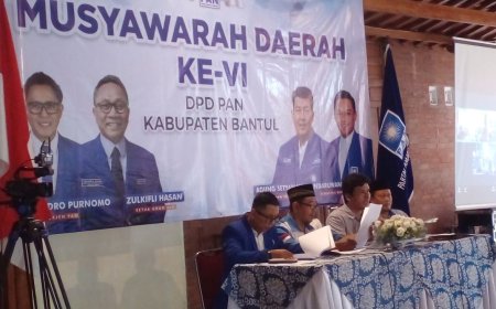 Herry Fahamsyah Pimpin PAN Bantul, Bidik Kursi Setiap Dapil